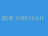 BSW 3/8X16 LH